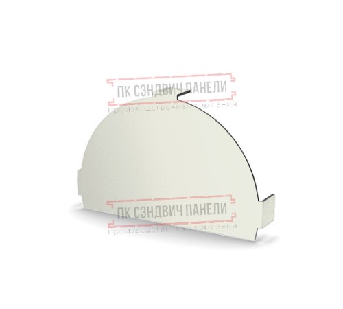 Заглушка конька круглого простая ПЭП-9003-0.45