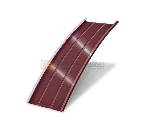 Продольно гнутый фальц профилированный 0,5 RAL 3005 Quarzit lite