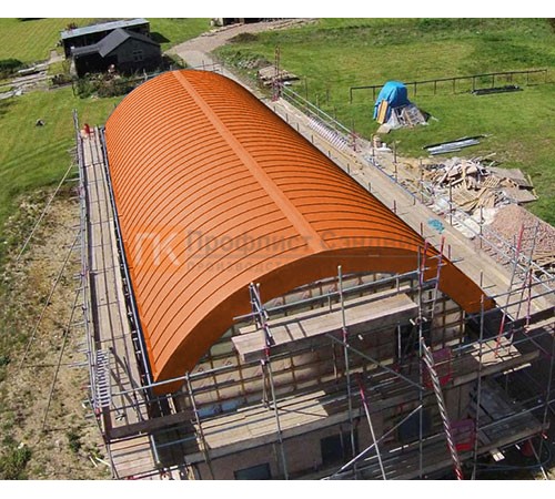 Продольно гнутый фальц профилированный 0,45 RAL 2004 Полиэстер