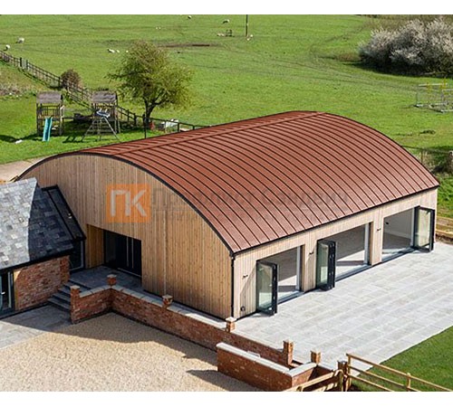 Продольно гнутый фальц гладкий 0,5 RAL 8004 Atlas