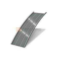 Продольно гнутый фальц профилированный 0,5 RAL 7005 Полиэстер