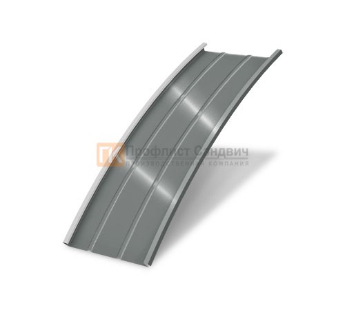 Продольно гнутый фальц профилированный 0,5 RAL 7005 Полиэстер