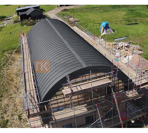 Продольно гнутый фальц профилированный 0,5 RAL 7024 Quarzit lite