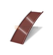 Продольно гнутый фальц гладкий 0,5 RR 29 GreenCoat Pural