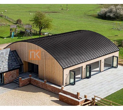 Продольно гнутый фальц гладкий 0,5 RAL 8022 Velur20