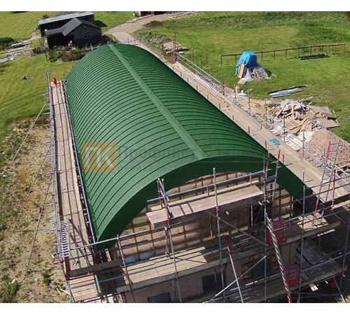 Продольно гнутый фальц профилированный 0,5 RAL 6002 Полиэстер