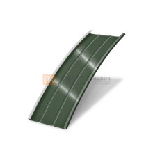 Продольно гнутый фальц профилированный 0,45 RAL 6020 Полиэстер