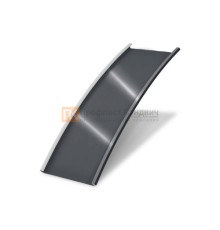 Продольно гнутый фальц гладкий 0,5 RAL 7024 Satin Мatt