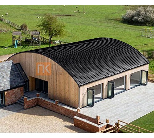 Продольно гнутый фальц гладкий 0,5 RAL 9005 Velur20