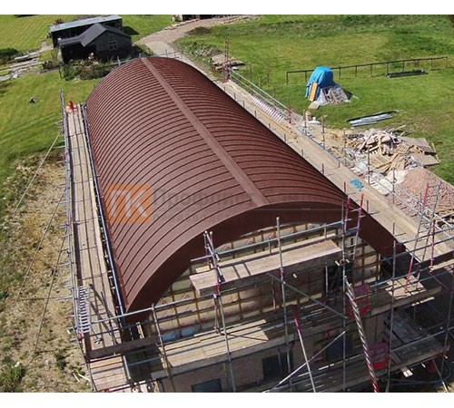 Продольно гнутый фальц профилированный 0,5 RR 29 GreenCoat Pural Matt