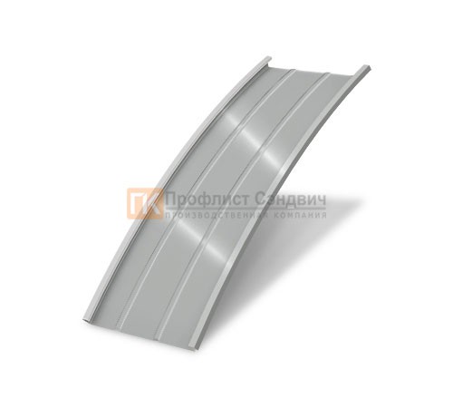 Продольно гнутый фальц профилированный 0,5 RAL 9006 Полиэстер