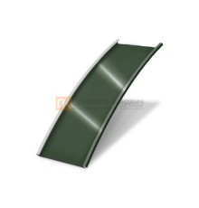 Продольно гнутый фальц гладкий 0,5 RR 11 GreenCoat Pural