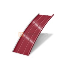 Продольно гнутый фальц профилированный 0,5 RAL 3003 Полиэстер