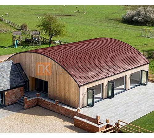 Продольно гнутый фальц гладкий 0,5 RAL 3009 Velur20