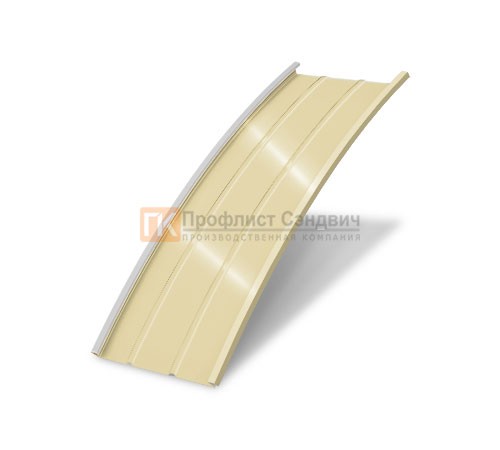 Продольно гнутый фальц профилированный 0,45 RAL 1014 Полиэстер