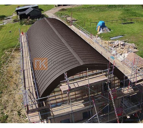 Продольно гнутый фальц профилированный 0,5 RAL 8017 Quarzit