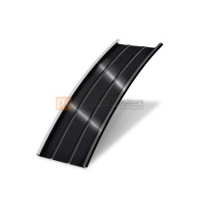 Продольно гнутый фальц профилированный 0,5 RAL 9005 Velur20