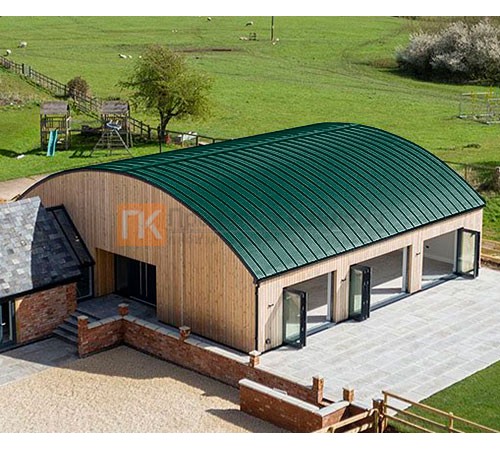 Продольно гнутый фальц гладкий 0,5 RAL 6005 Quarzit lite