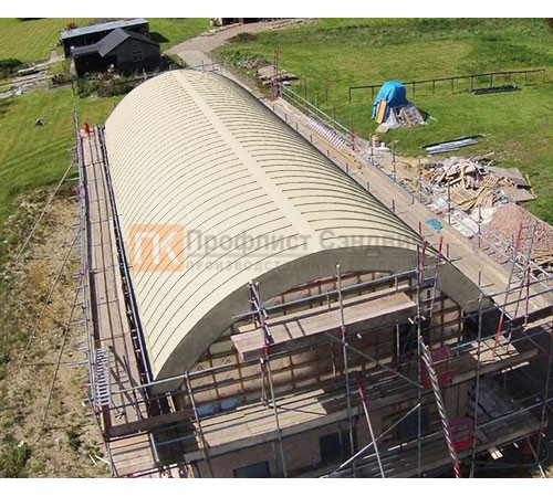 Продольно гнутый фальц профилированный 0,45 RAL 1015 Полиэстер