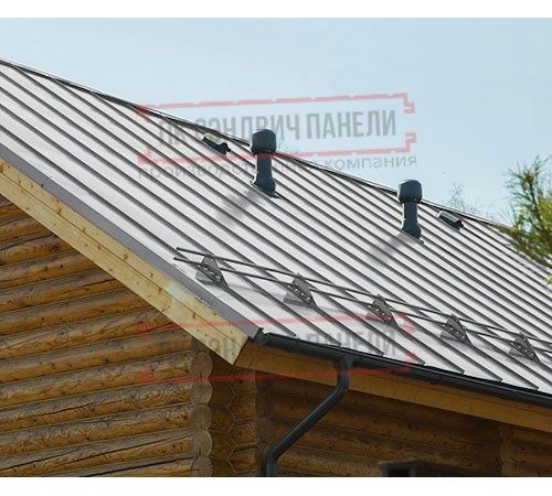 Фальц двойной стоячий Line 0,5 Satin RAL7004 сигнальный серый с пленкой на замках