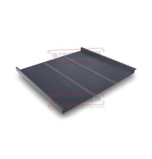 Фальц двойной стоячий Line 0,45 Drap ST RAL7024 мокрый асфальт с пленкой на замках