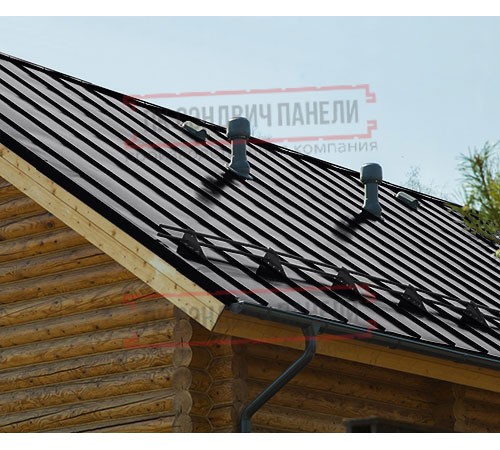 Фальц двойной стоячий Line 0,5 Quarzit lite RAL9005 черный с пленкой на замках