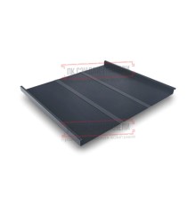 Фальц двойной стоячий Line 0,5 Satin RAL7016 сигнальный серый с пленкой на замках