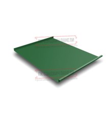 Фальц двойной стоячий 0,45 Полиэстер RAL6002 лиственно-зеленый с пленкой на замках