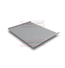 Фальц двойной стоячий 0,45 Полиэстер RAL7004 сигнальный серый с пленкой на замках