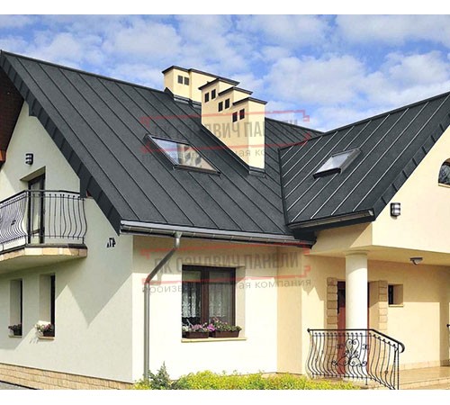 Фальц двойной стоячий 0,5 GreenCoat Pural BT,matt на замках RR2Н3