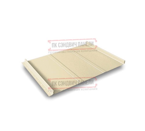 Кликфальц Line 0,45 Полиэстер RAL1015 светлая слоновая кость с пленкой на замках