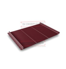 Кликфальц Line 0,45 Полиэстер RAL3005 красное вино с пленкой на замках