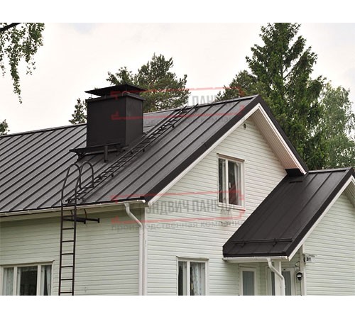 Кликфальц 0,5 Satin RR32 темно-коричневый с пленкой на замках