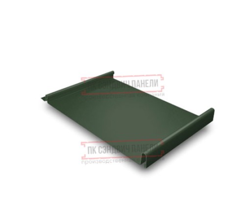 Кликфальц GL 0,5 Velur RAL6020 хромовая зелень с пленкой на замках