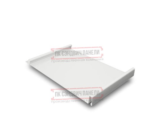 Кликфальц 0,5 Satin RAL9003 сигнальный белый с пленкой на замках