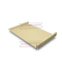 Кликфальц 0,45 Полиэстер RAL1014 слоновая кость с пленкой на замках