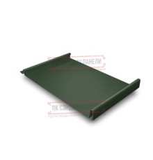 Кликфальц GL 0,5 GreenCoat Pural BT RR11 темно-зеленый (RAL6020 хромовая зелень) с пленкой на замках
