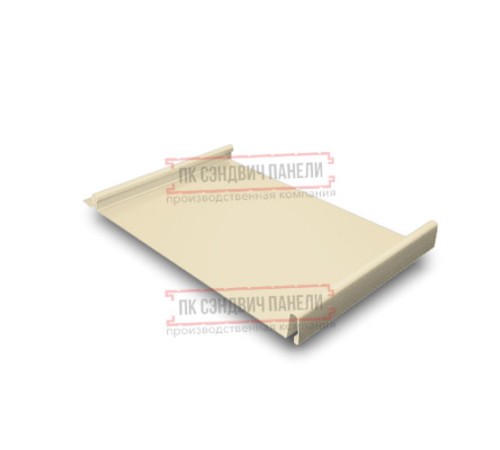 Кликфальц 0,45 Полиэстер RAL1015 светлая слоновая кость с пленкой на замках