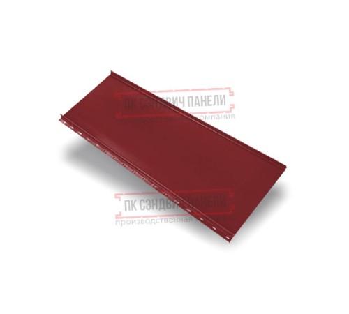 Кликфальц mini 0,5 Satin RAL3011 коричнево-красный с пленкой на замках