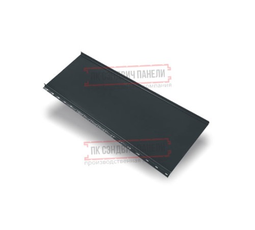 Кликфальц mini 0,5 GreenCoat PuRALBT, matt RR2Н3 (RAL7016 антрацитово-серый) с пленкой