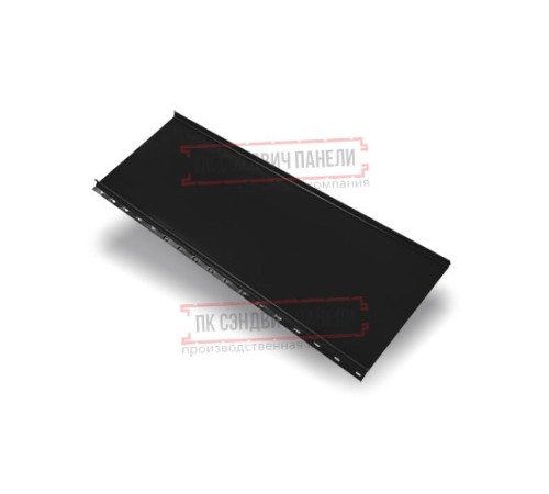 Кликфальц mini 0,5 PurPro Matt 275 RAL9005 черный с пленкой на замках