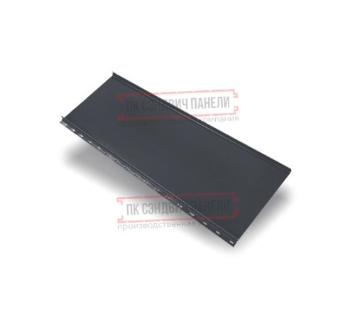 Кликфальц mini 0,5 Velur RAL7024 мокрый асфальт с пленкой на замках