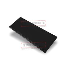 Кликфальц mini 0,45 Drap ST RAL9005 черный с пленкой на замках