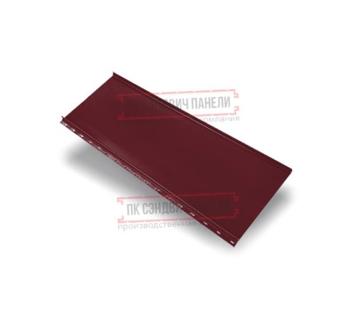 Кликфальц mini 0,5 Quarzit RAL3005 красное вино с пленкой на замках