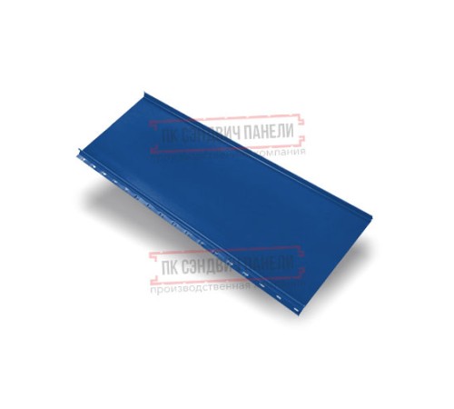 Кликфальц mini 0,5 Satin RAL5005 сигнальный синий с пленкой на замках