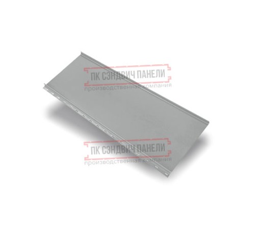 Кликфальц mini 0,45 Полиэстер RAL9006 бело-алюминиевый с пленкой на замках