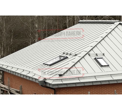 Кликфальц Pro 0,45 Полиэстер RAL9003 сигнальный белый с пленкой на замках