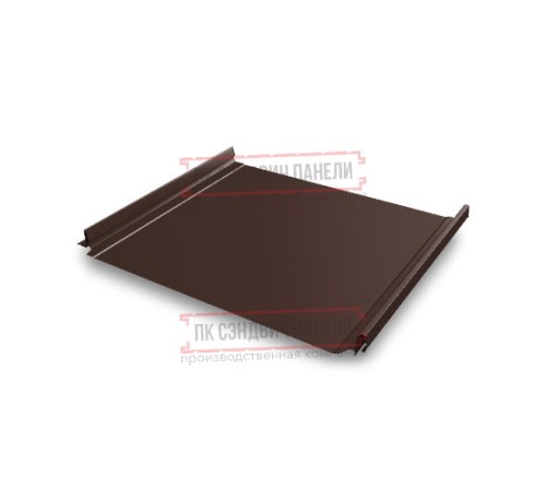 Кликфальц Pro 0,5 PurLite Мatt RAL8017 шоколад