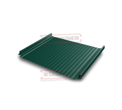 Кликфальц Pro Gofr 0,45 Drap RAL6005 зеленый мох с пленкой на замках