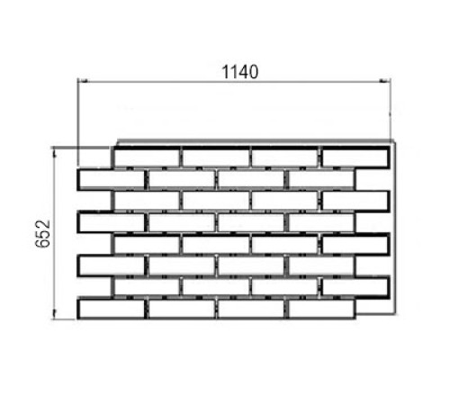Термопанель White Hills Лондон Брик Т302-70, толщина панели 60 мм